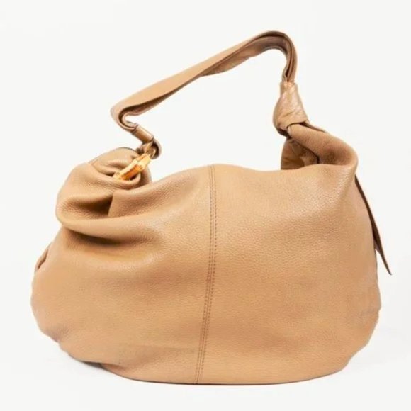 Gucci Brown Bamboo Jungle Tassel Hobo Bag - Picture 4 of 11